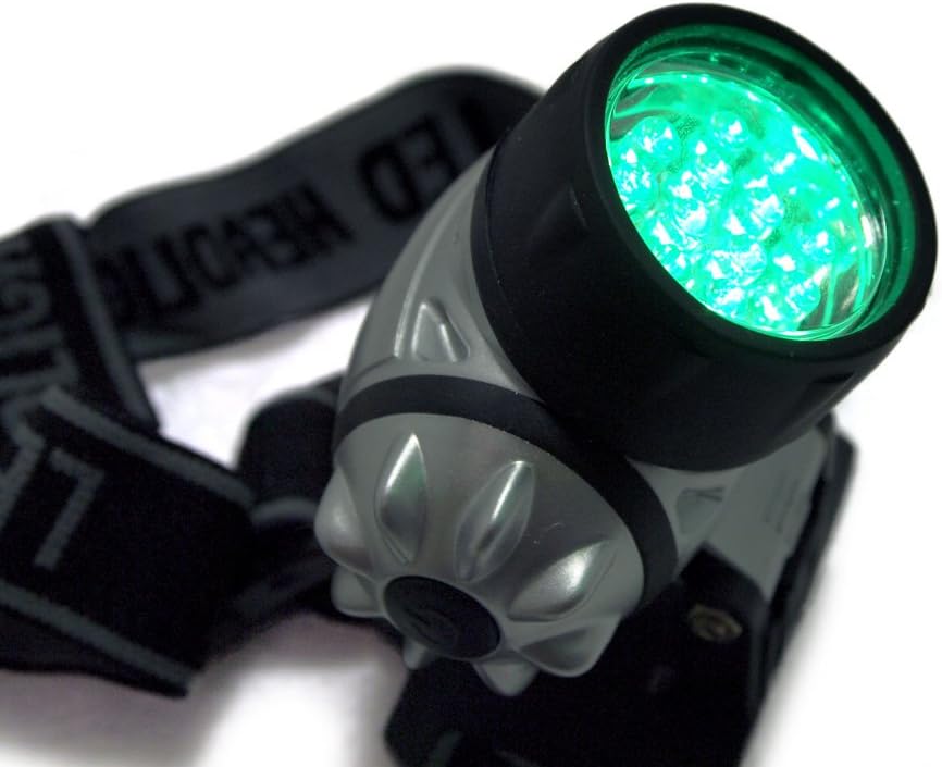 CaliBeams Green LED Head Lamp for Grow Rooms Hydroponic Gardening