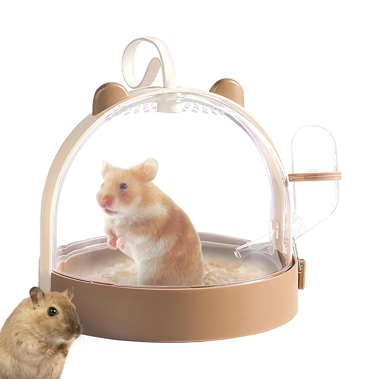 Sac de transport hamster anti-stress ventilé pour éviter la déshydratation