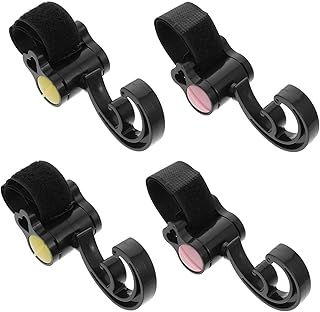 CAXUSD 4 Pçs Acessórios Para Carrinho De Carrinho Cabide Ganchos Cabide Para Bicicleta Infantil Cabide Para Carrinho De Criança Chiar Ao Ar Livre Cabides Plásticos Para Carrinho De Bebê