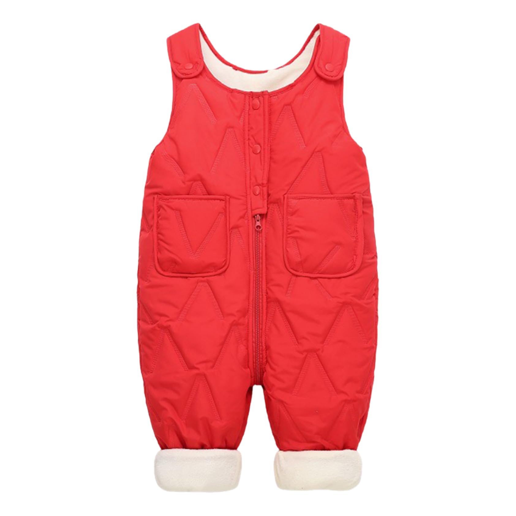 Jhaoyu Pantalones de plumón para bebé, ligeros, cálidos, para la nieve, para niños y niñas, resistentes al viento, pantalones de esquí al aire libre, tallas 74-104