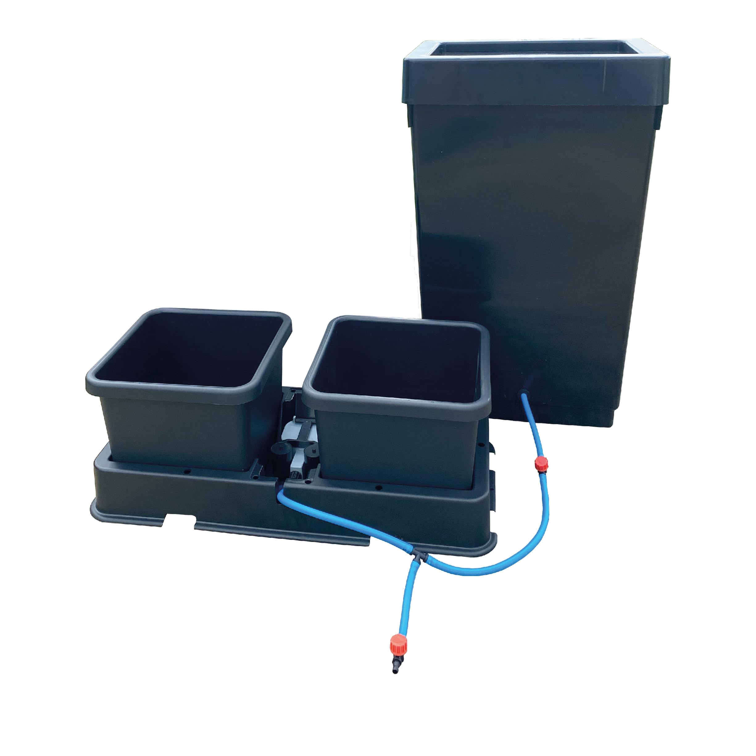 Autopot Easy2Grow Kit with 8.5 Litre Pots 47 Litre Reservoir Tank and AQUAvalve Water Control Device Power-Free Plant Automated Watering System for Indoor Outdoor Use