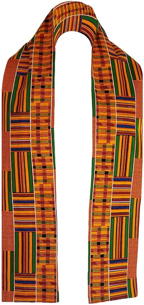 Dupsie's Kente African Print Stole/Sash : Clothing, Shoes & Jewelry