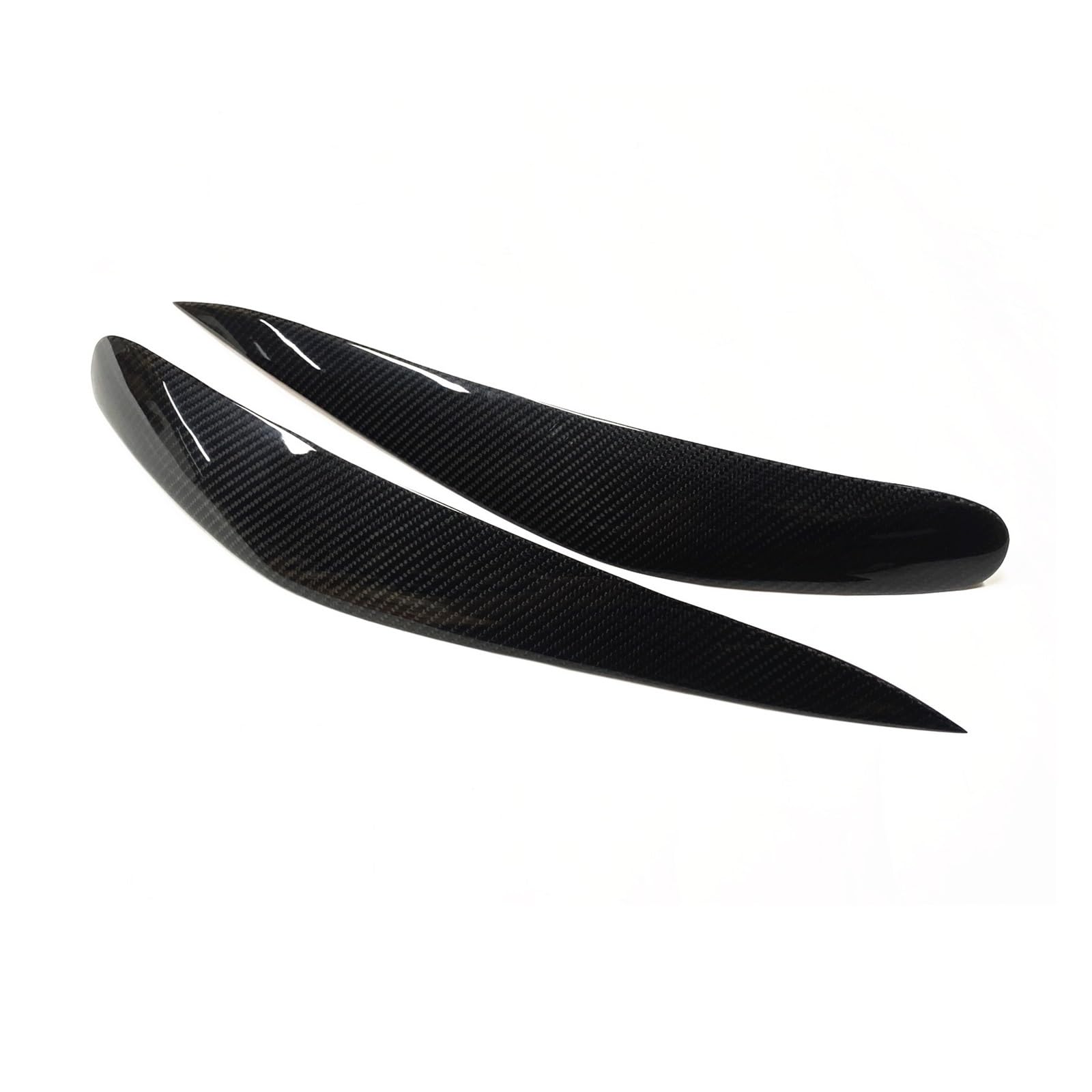 2 szt. Reflektor wykończenie brwi przedni reflektor samochodowy pokrywa lampy naklejka brwi reflektor powieka Compatible With 7 Series F01 F02 F03 F04 2008-2015
