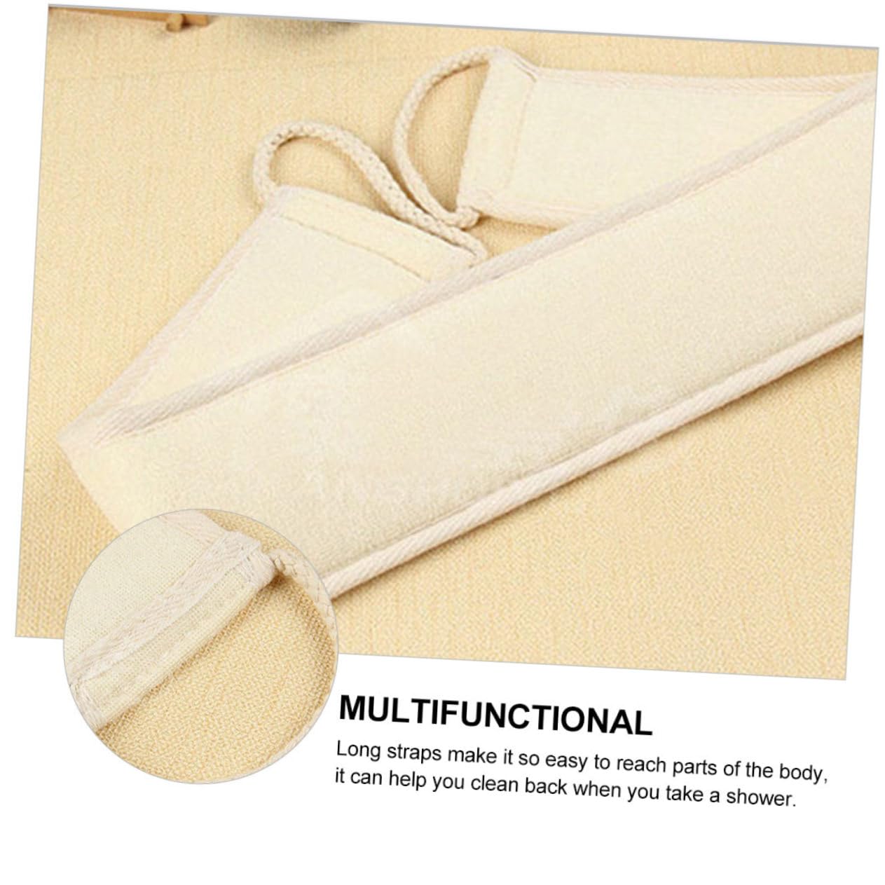 10 Piezas Toalla de Baño de Sisal Correa para Frotar la Espalda Exfoliante de Baño Práctica Tira de Ducha Exfoliante para Uso Diario