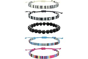 Braided String Ankle Bracelets For Hippie Surfer Beach