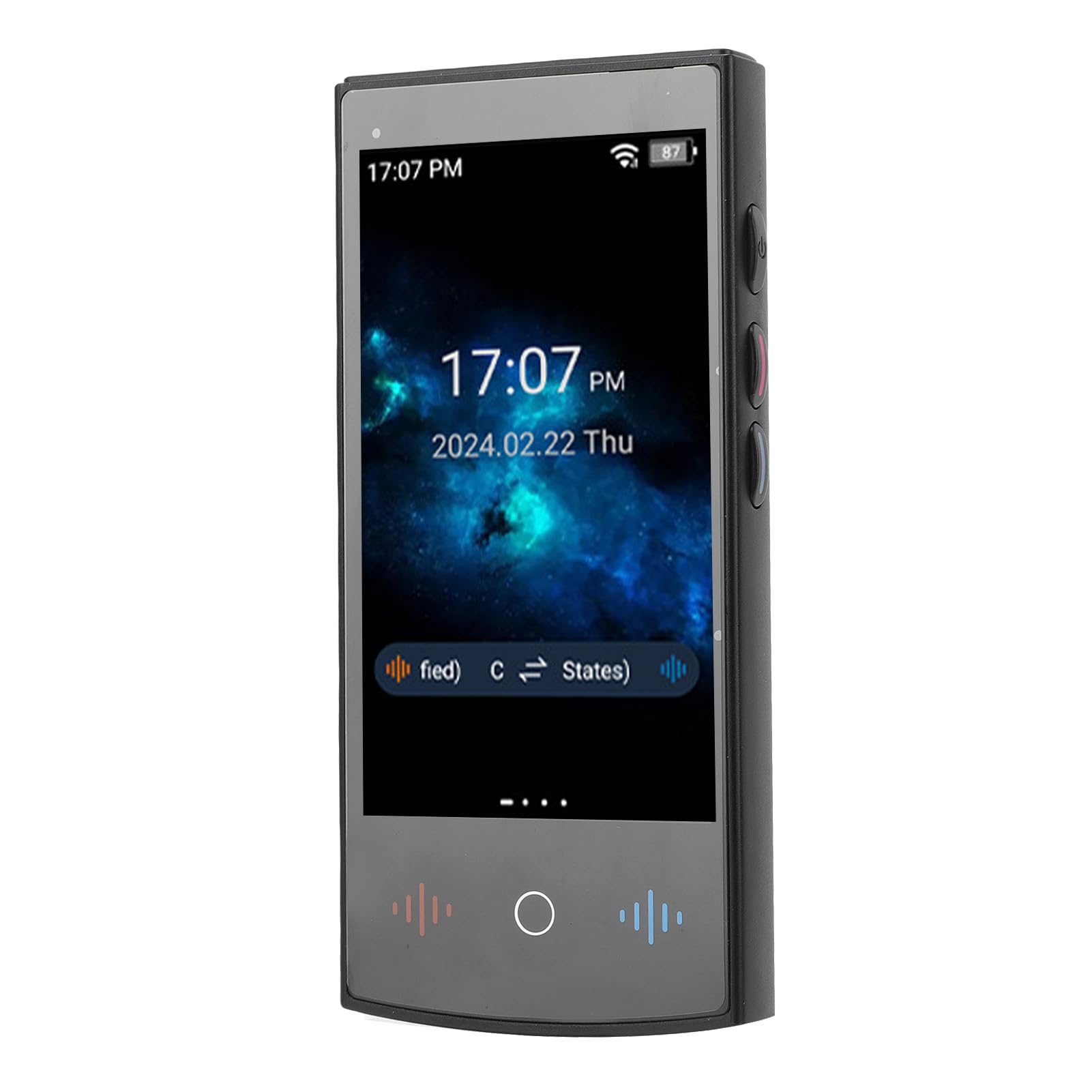 Yctze Appareil de Traduction de Langue Intelligent avec Prise en Charge Hors Ligne 160 Langues, Traduction de Photos 5MP, Reconnaissance Vocale et Fonctionnalités Multifonctionnelles pour Les