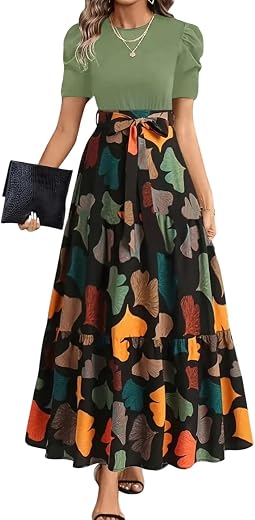 LITZO Dress for Women || Western Dresses for Women || One Piece Maxi Dress (L-196-197)