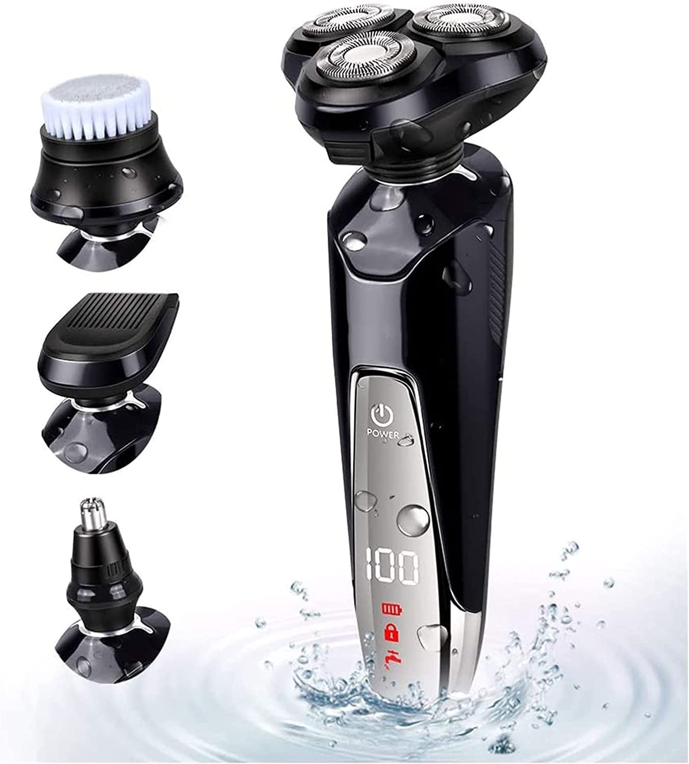 Electric Shavers for Men Bald Head Shaver LED Mens Electric Shaving Razors Rechargeable Cordless Wet Dry Rotary More
