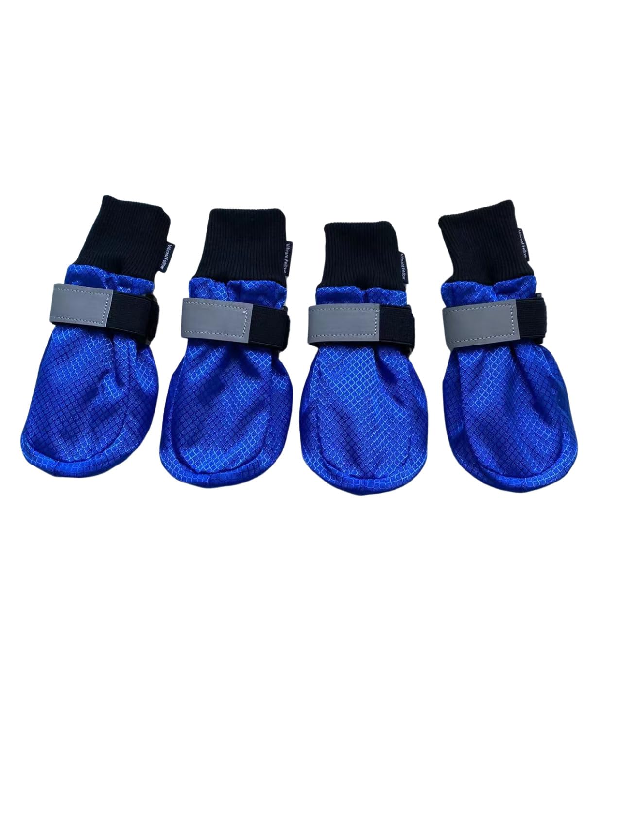 Dog Shoes for Walking, Paw Protector Dog Boots for Winter, Warm and Skidproof Dog Booties Protective, Set of 4, Size XL Colour Blue