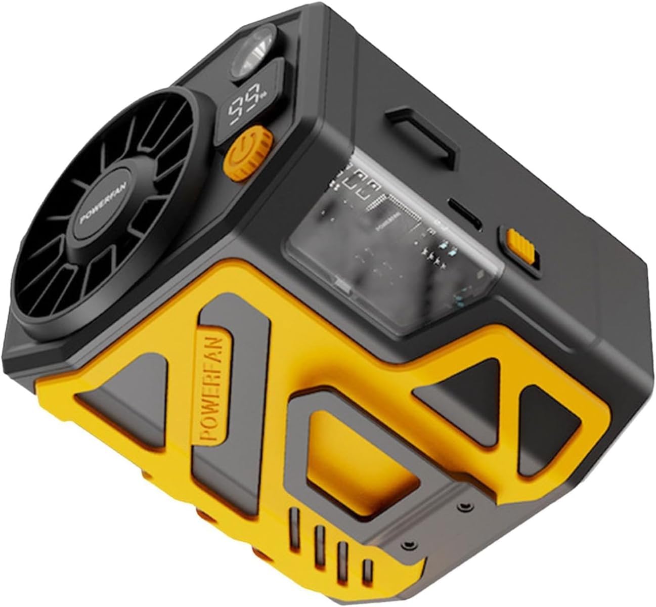 【jieseaban】シャツ下着用 クールクリップファン キャンプ用 ハンズネック 最大 25 時間稼働 ポータブル充電式I26