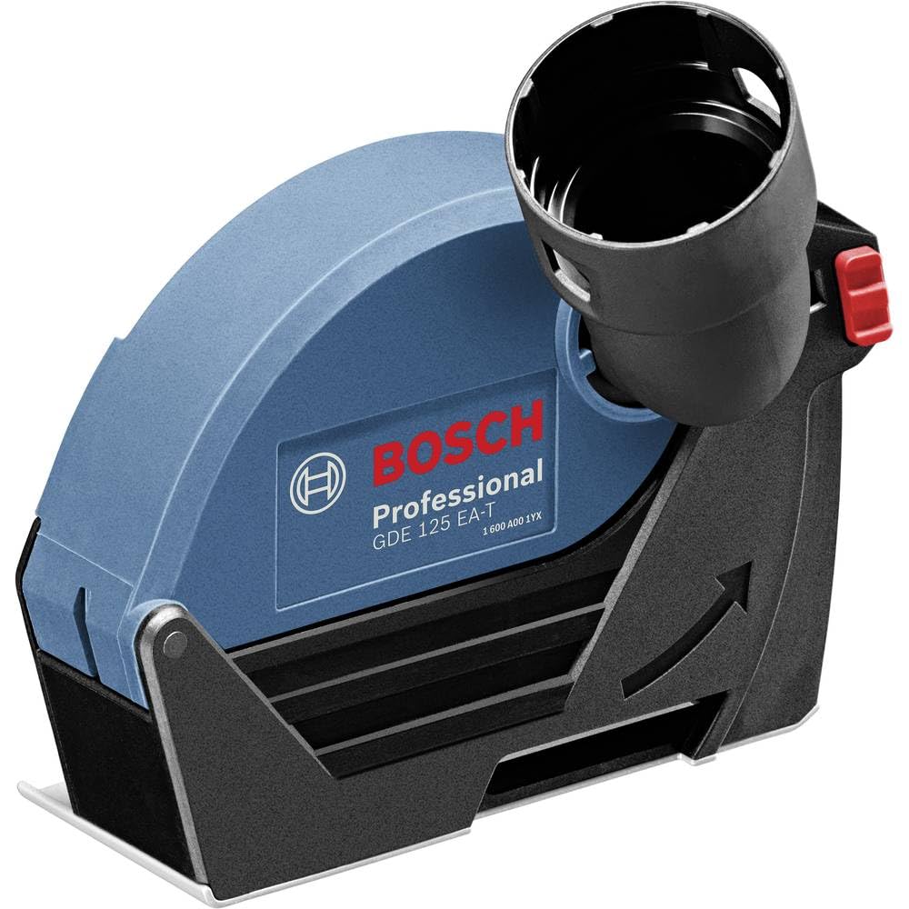 Bosch Professional dust extraction guard GDE 125 EA-T for cutting (suitable for Bosch Professional angle grinders with protective guard that can be adjusted without tools and disc dia. 125 mm, in box)