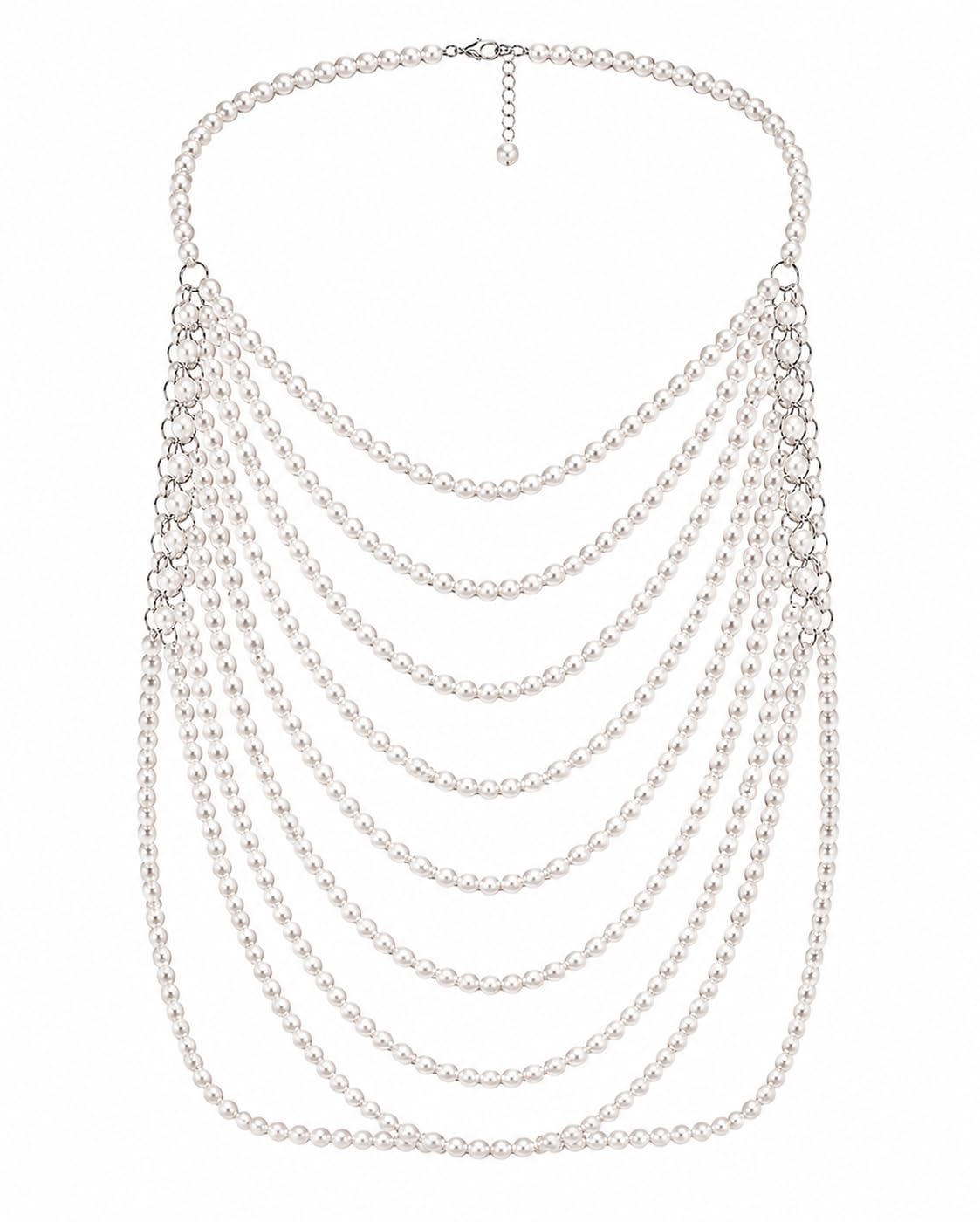 Fashion Pearl European-American Style All-Season Body Jewelry Bra Top Accessories Trendy Beach Bikini Cover Ups-image-33