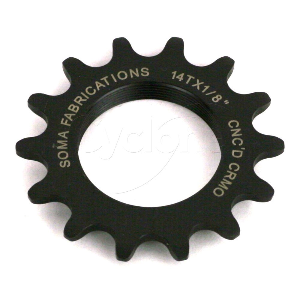 Amazon.com : Soma 14T Cog Track, 1/8-Inch, Black : Bike Cassettes