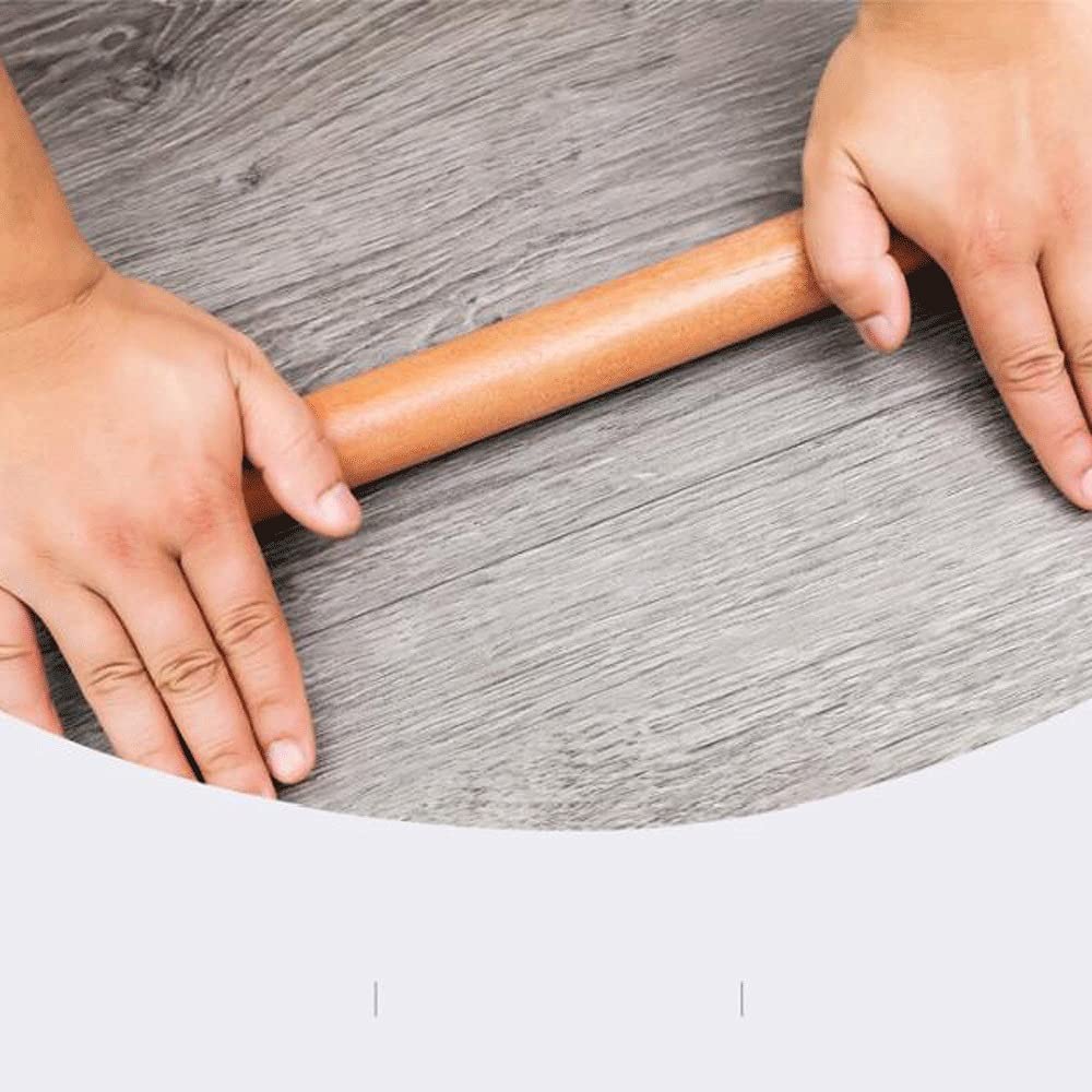 ACiyD Rodillo de amasar Rodillo de Madera Vertical Masa para amasar Madera de Haya Herramientas para Hornear Perno de pelar de Madera (Size : 40cm) (40cm)