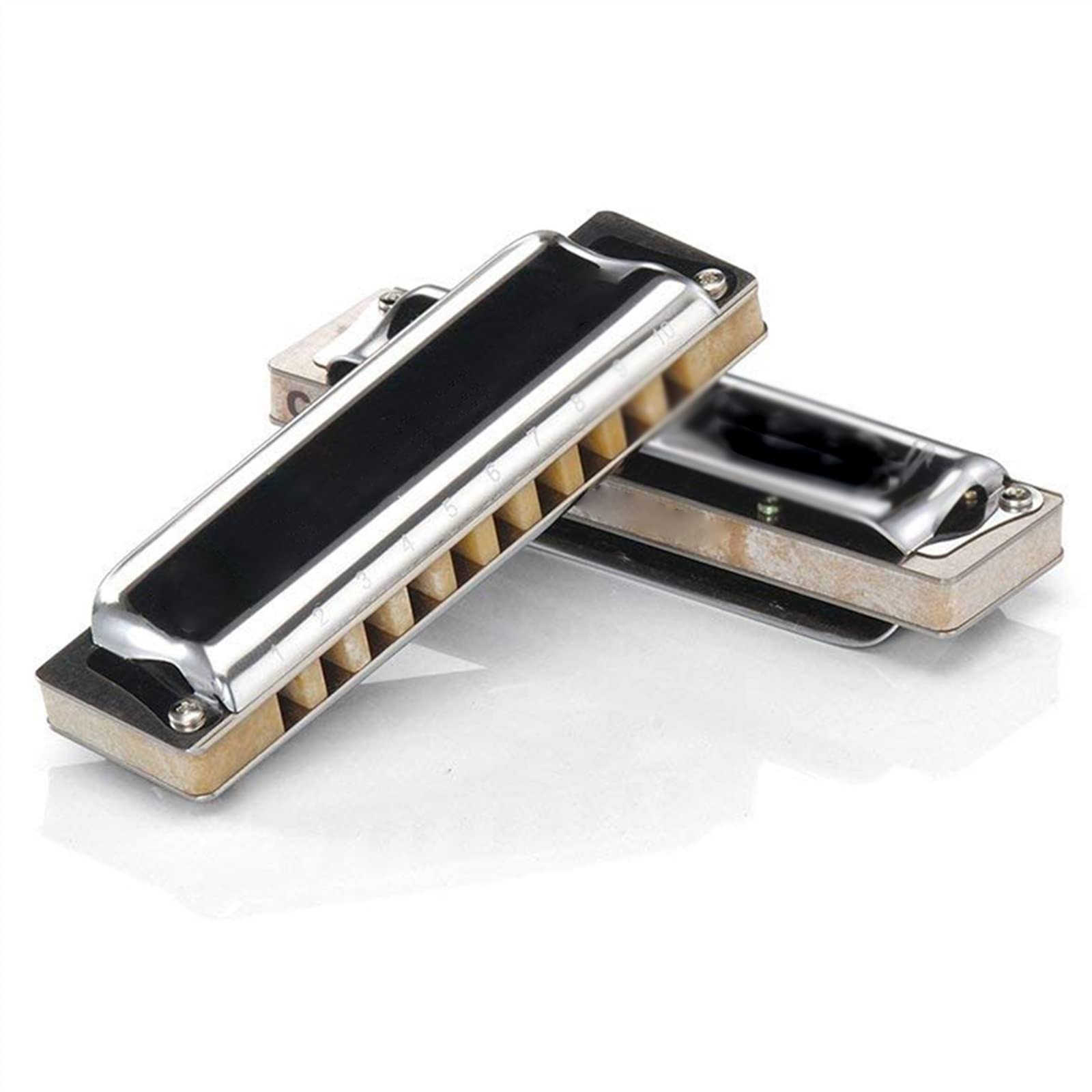 Mondharmonica 10 Gaten 20 Tone Diatonische Mondharmonica Sleutel Van C Muziekinstrumenten beginners mondharmonica (Color : Key of Eb
