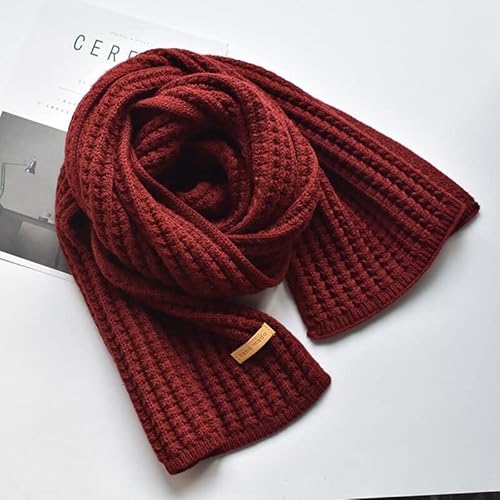 وشاح محبوك من الباشمينا الناعم بلون سادة للنساء والرجال والاطفال من اورانزت، رمادي، مقاس واحد