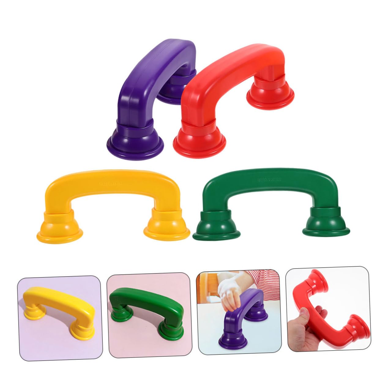 Teléfonos Susurrantes de Juguete para Niños 8 Piezas de Abs Bordes Suaves y Diseño Creativo para Desarrollo de Manos y Cognición Vida Diaria
