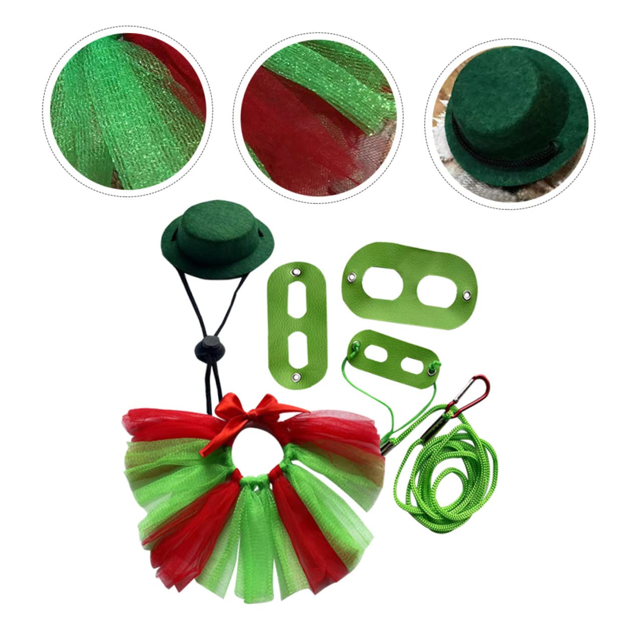 INOOMP 5sets Guinzaglio Regolabile Per Rettili Kit Traction Per Lucertole e Draghi Accessori Per Estive e Festive