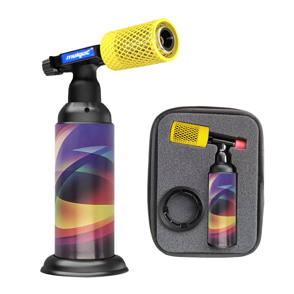Butane Torch with Anti-scalding Device,Stainless Steel Protective Cover