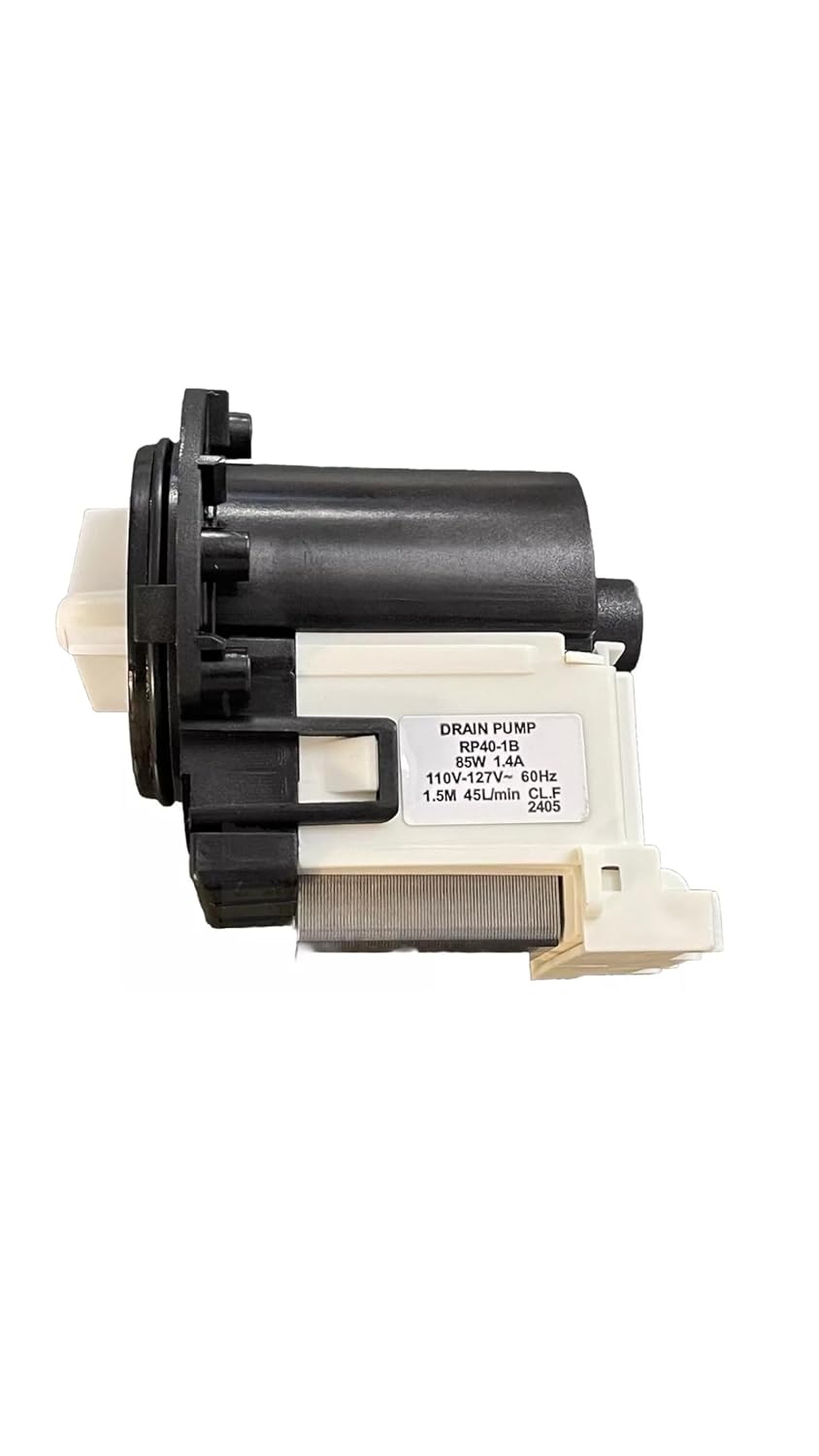 Washer Drain Pump Motor, Model 4681EA2001T,120V 85W, Compatible with Kenmore and LG-Replaces Part Numbers-AP5328388-2003273-4681EA2001D-4681EA1007G-4681EA1007D-4681EA2001N and More.