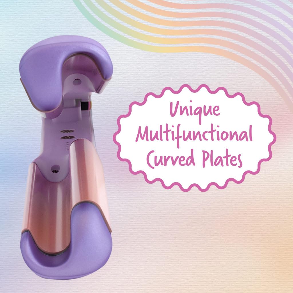 CHI Vibes Wave On Multifunctional Waver, Curling Iron Creates Long-Lasting Frizz-Free, Crimp-Style Waves & Loose Beachy Curls for All Hair Types - Image 5