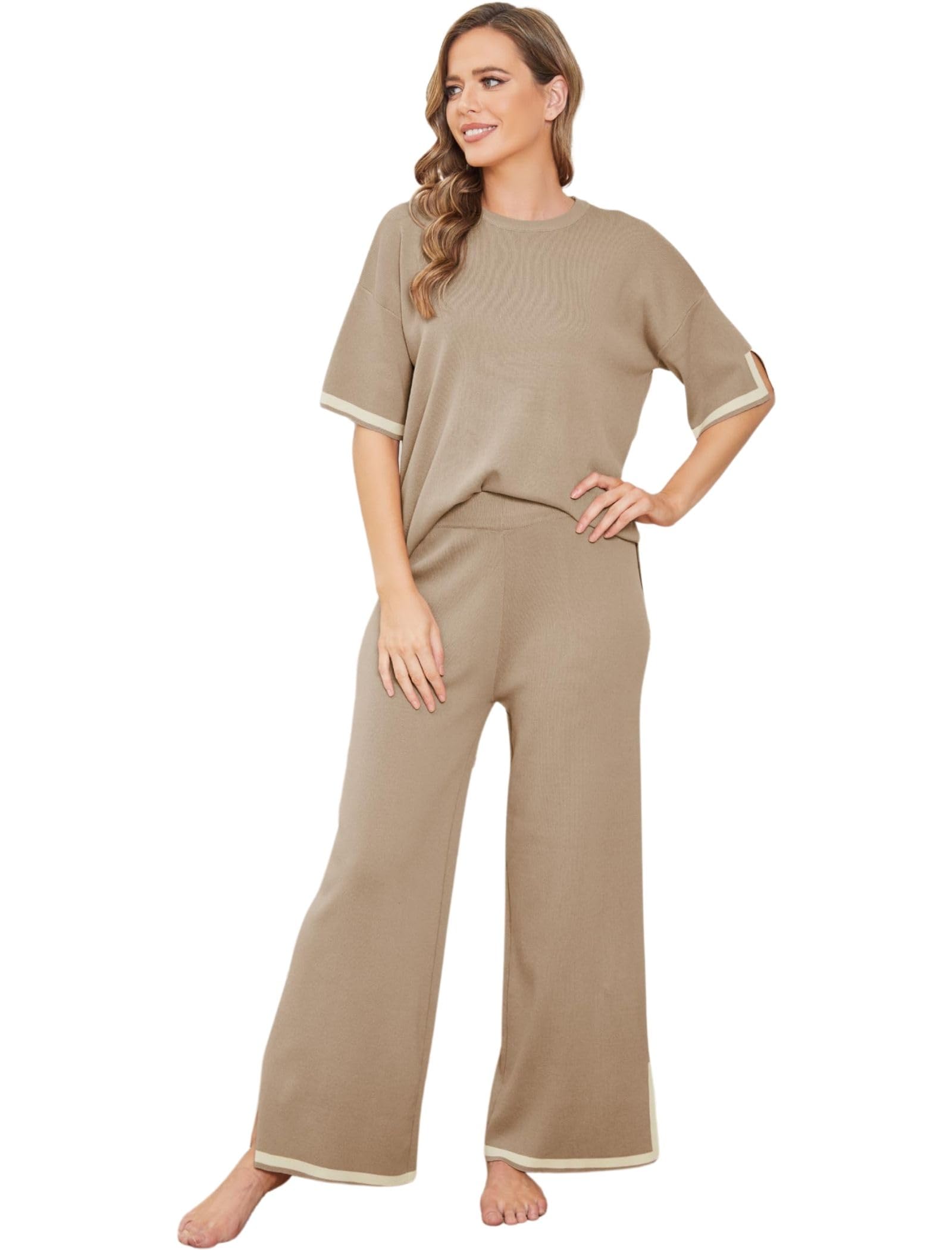 satpurush Women's Comfy Black Night Suit Set with Contrast White Border – Stylish Night for Lounging & Sleep (Big, CHIKU, L)-picture-23