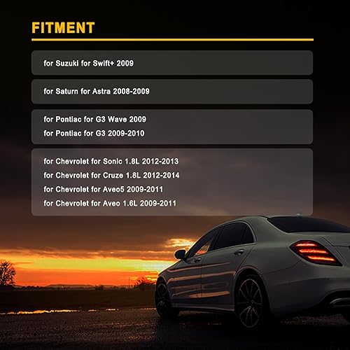 Miniatura 3 de Kit de correa de distribución del motor y bomba de agua para Saturn Astra 1.8L 2008-2009, para Chevrolet Aveo Aveo5 1.6L 2009-2011, para Sonic 1.8L