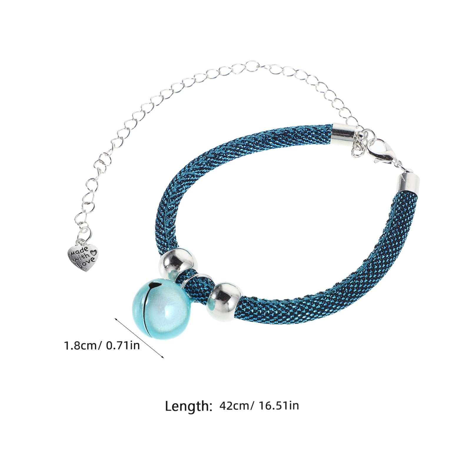 HANABASS Adjustable Cat Collar with Bell Comfortable Pet Neck Ring for Dogs and Kittens Durable Accessory for Weddings Parties and Photoshoots Use