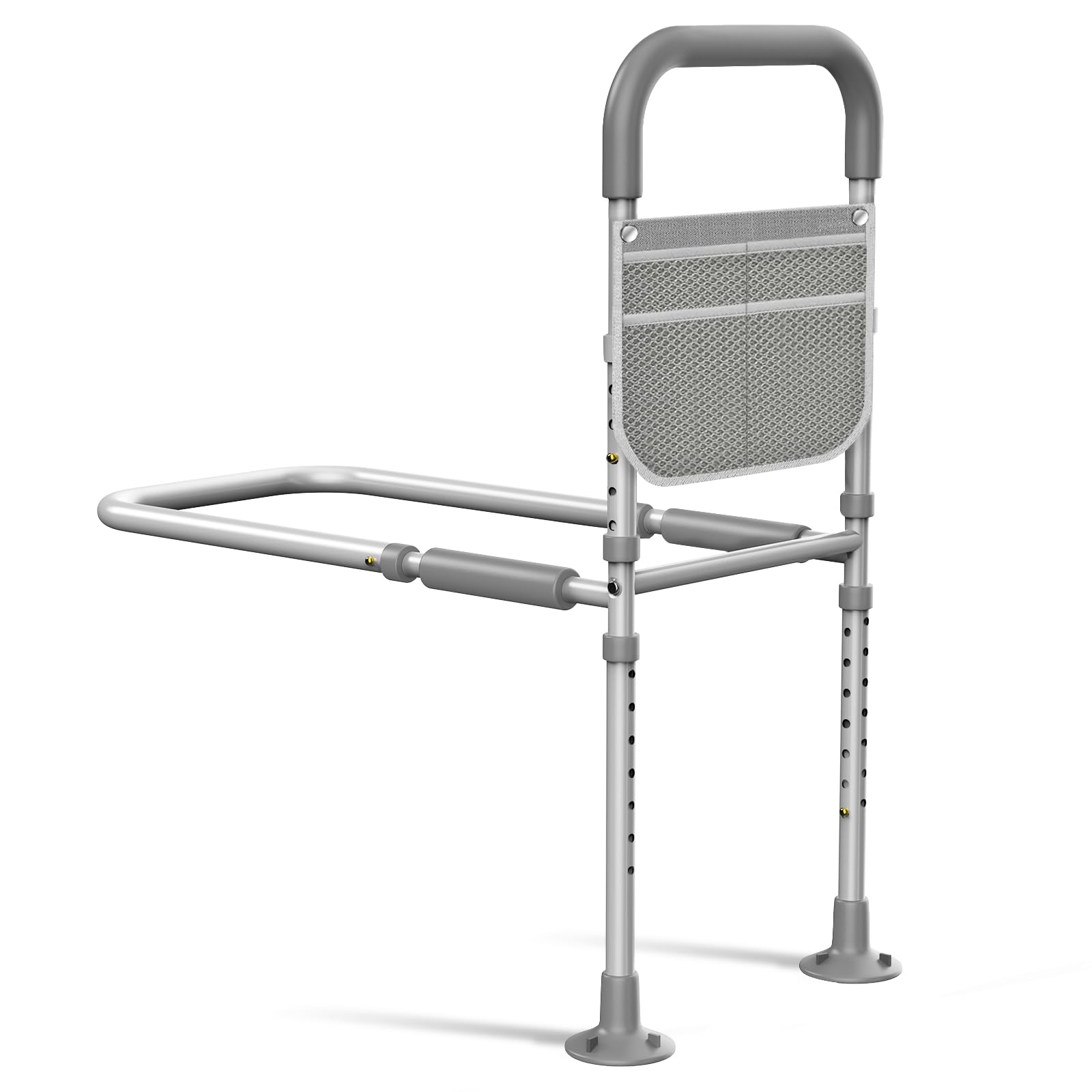 Bed Rails for Elderly Adults Safety ASTM Approved Adjustable Bed Assist Rail for Seniors with Storage Bag Non-Slip