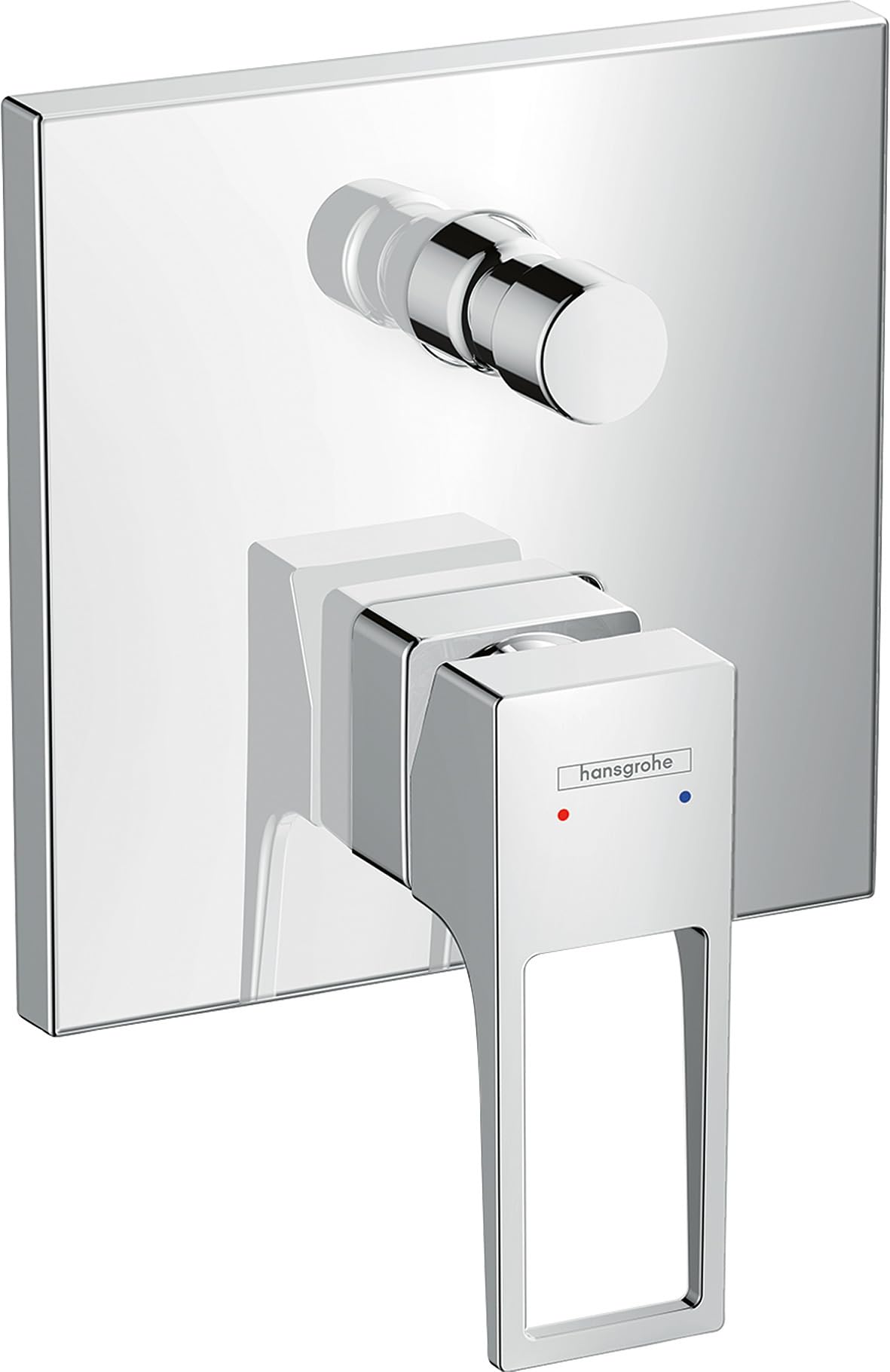 hansgrohe Metropol Jednouchwytowa bateria wannowa, montaż podtynkowy, uchwyt loop, element zewnętrzny chrom, 74545000
