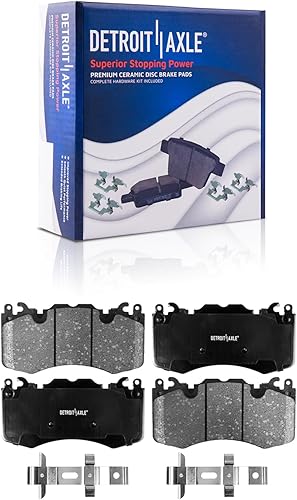 Miniatura 261 de Detroit Axle - Pastillas de Freno Delantero para Ford Fusion Lincoln MKZ Zephyr Mercury Milan Mazda 6, Pastillas de Freno Cerámica Reemplazo