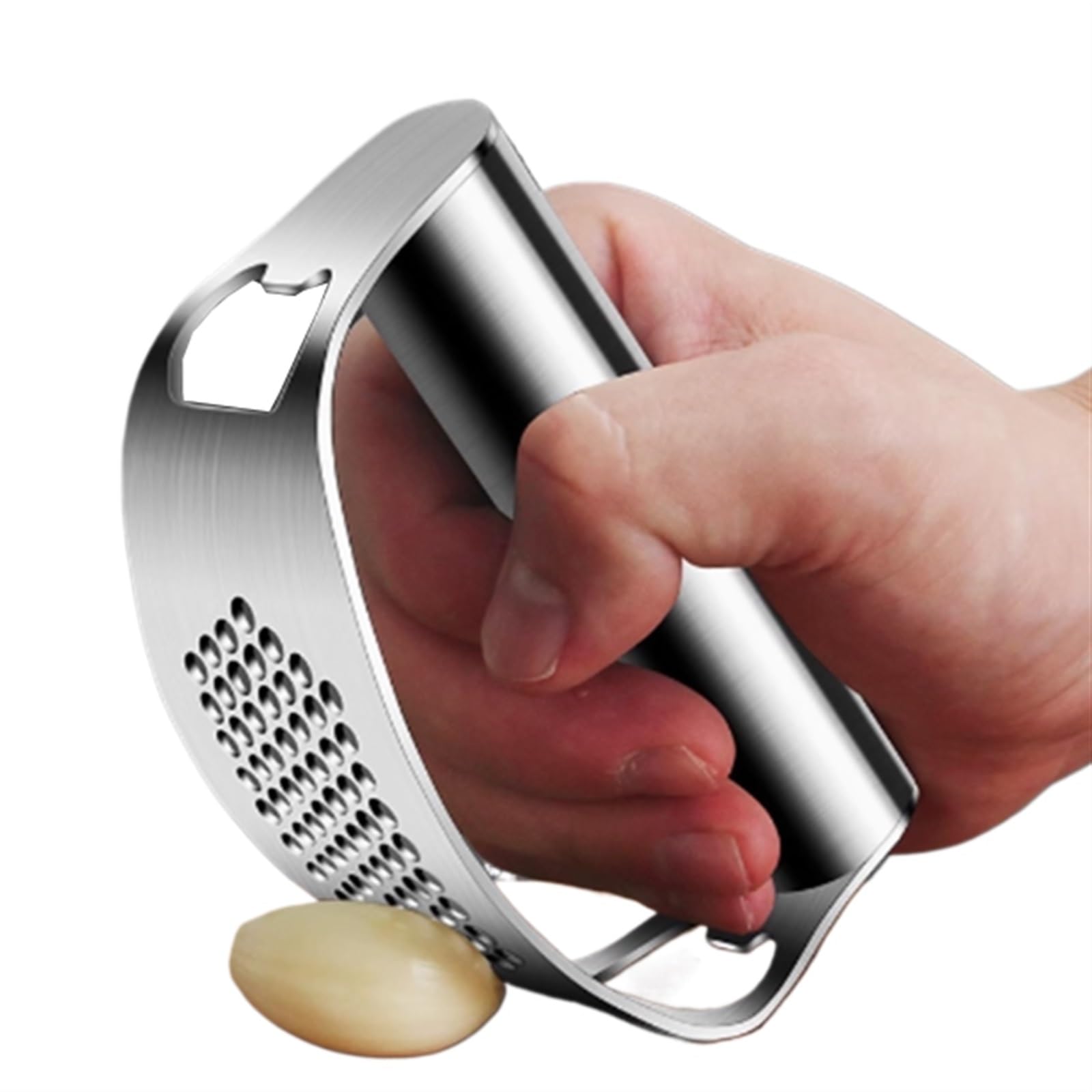 Prensa de ajos, picadora manual, apta para lavavajillas, herramienta de cocina inoxidable para triturar fácilmente el ajo, utensilio de cocina esencial