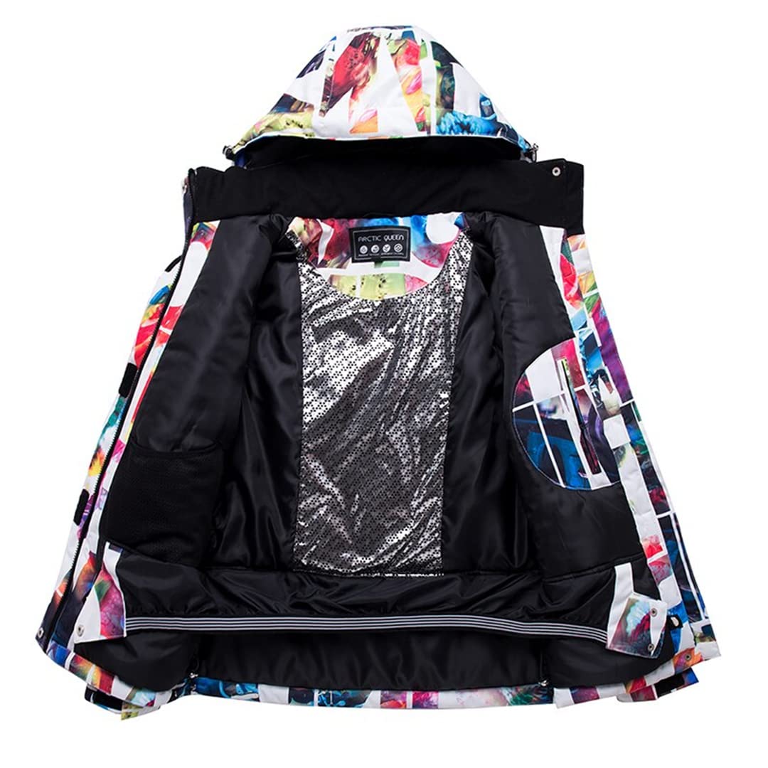 Alloaone Conjuntos Ropa Nieve Para Mujer Ropa Snowboard Traje Invierno Impermeable Chaquetas Esquí Y Pantalones Con Correa