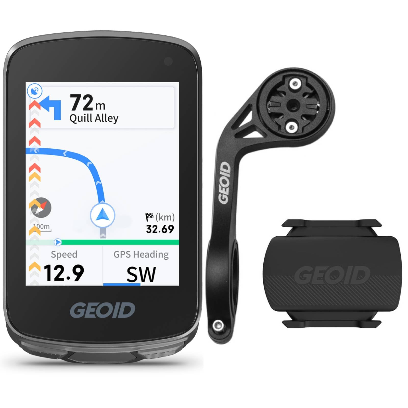 Pack Compteur de vélo GEOID CC700 + Support CS600 Combo CyclingGPS