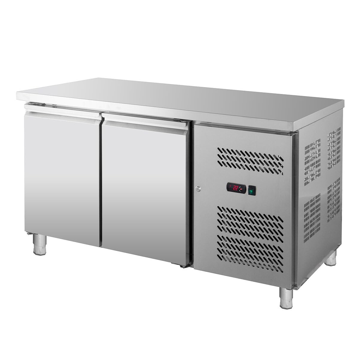 GastroHero Table réfrigérée ECO 2/0 - GN 1/1 | CHR Fournitures de la restauration