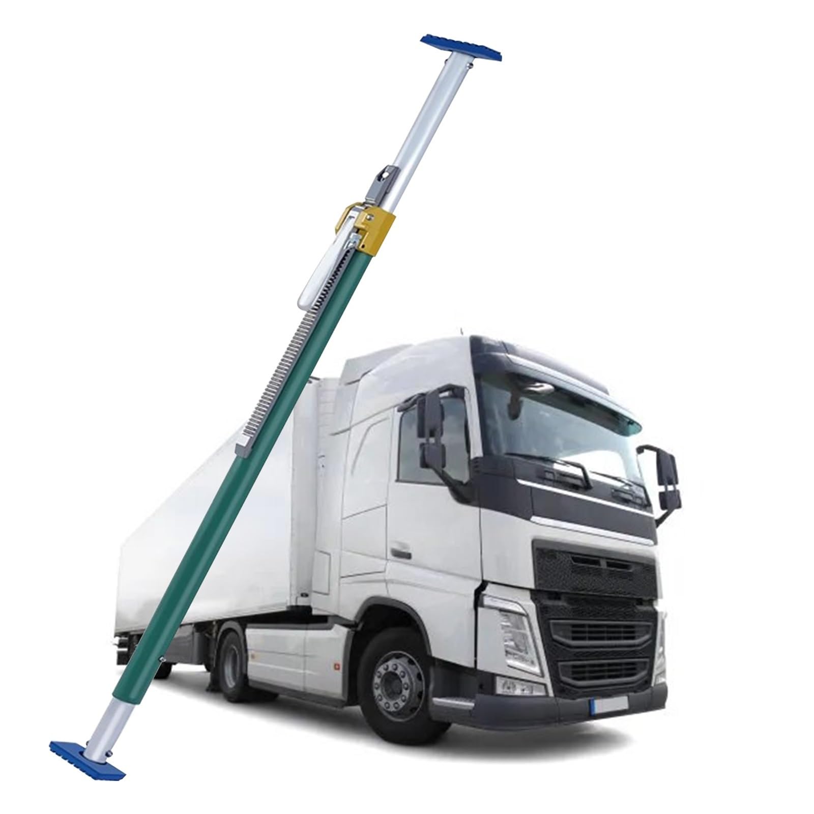 QIYFOZ Ratcheting Cargo Bar，，Telescopic Cargo Divider Bar for Truck Bed, Adjustable Non-Skid Load Stabilizer, Aluminum Cargo Restraint for Pickup Trucks & Trailers (1 Pack, 2350