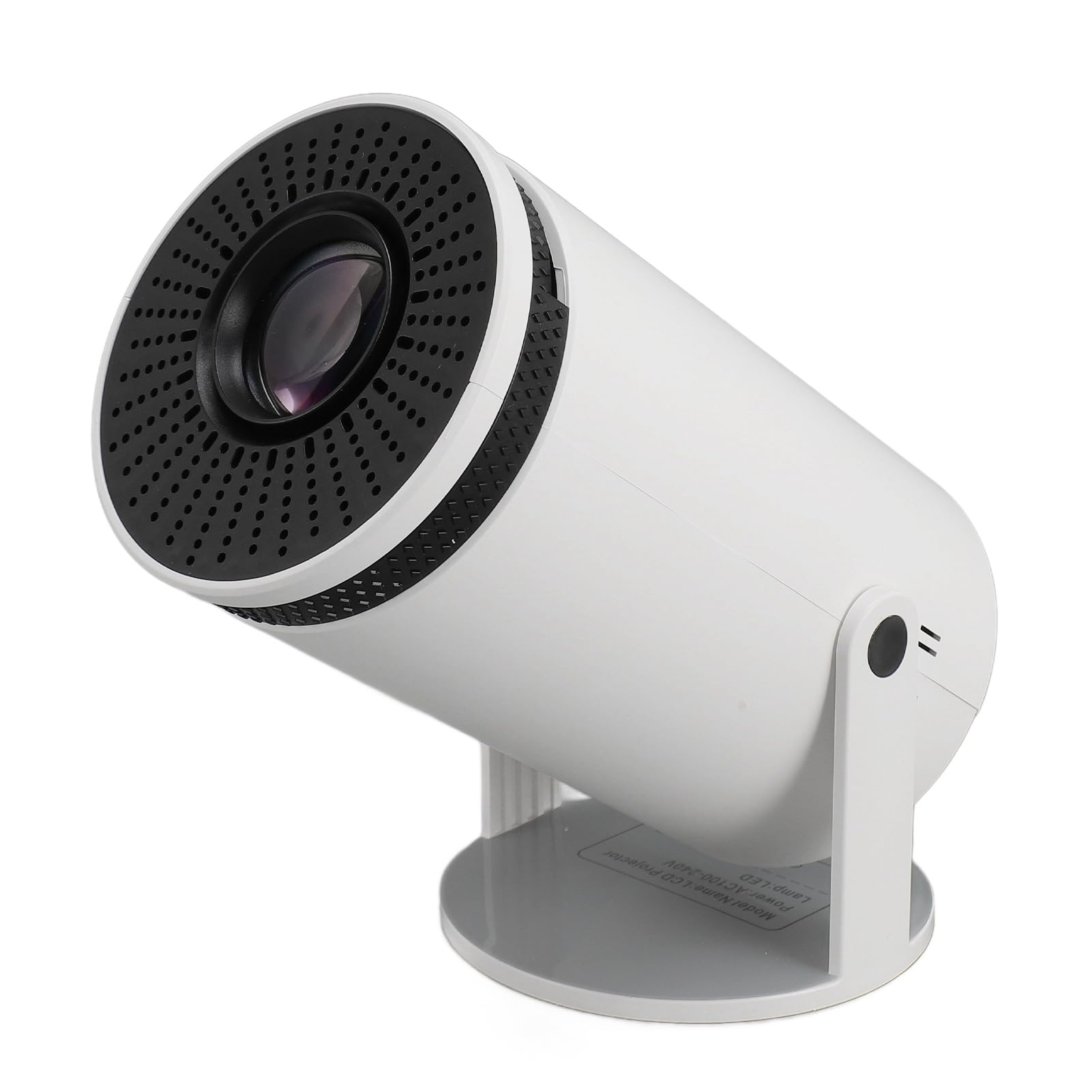 ciciglow Kleiner Projektor, 1080P 5G WiFi Plus 8G Telefon Wireless Gleicher Bildschirm Tragbarer Projektor, Trapezkorrektur, 1080P-Dekodierung, Zuhause Im Freien (EU-Stecker)