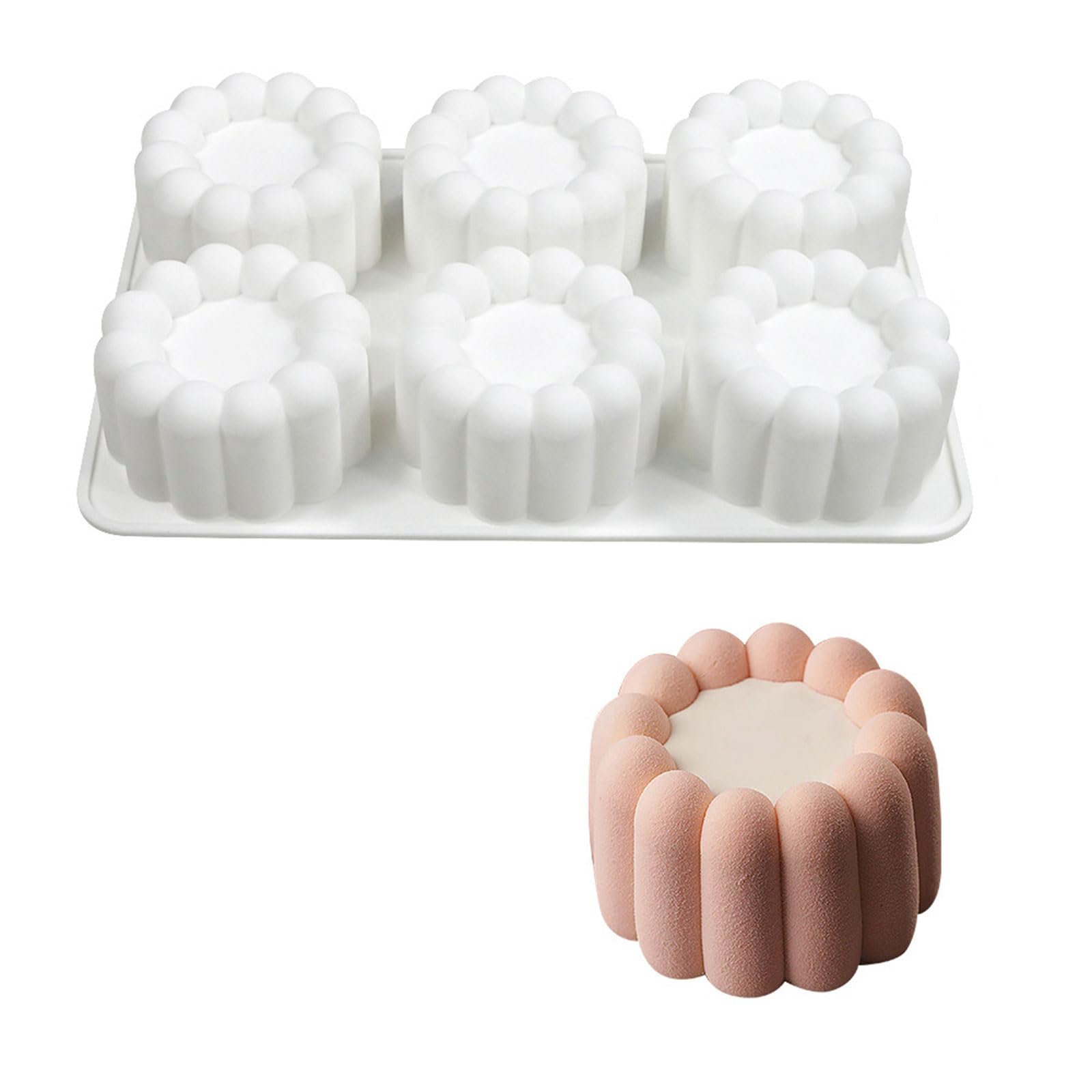 Yhplxyuus Scented Mold Concave Cookie Molds Festival Cake Practical Dessert Molds Kitchen Bakings Supplies Dessert Mold