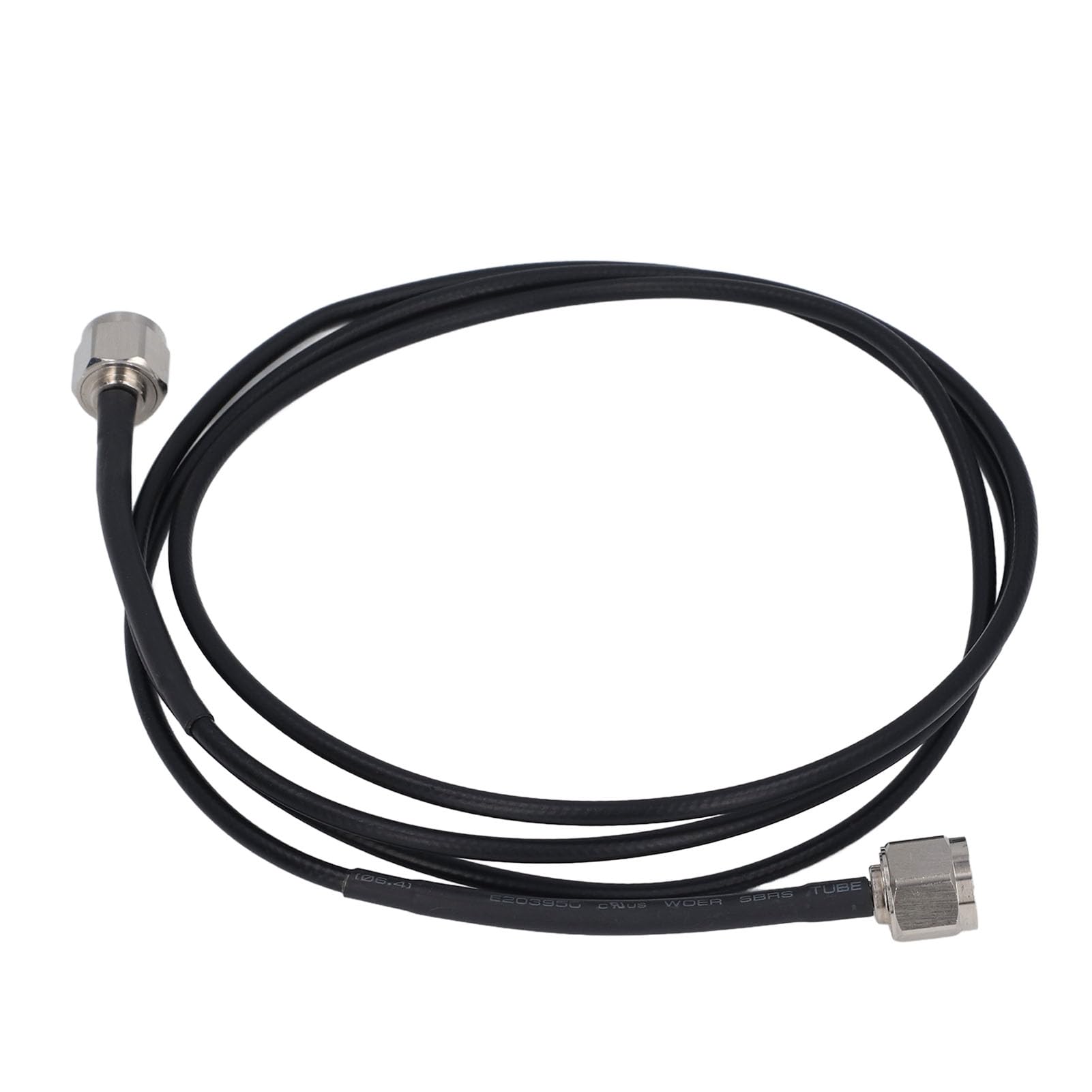 Câble d’extension coaxial N mâle vers N mâle, câble RF de type N pour connexion d’antenne, faible perte LMR200 2 m (6,56 pi) avec gaine en PVC étanche pour systèmes 50 Ohms