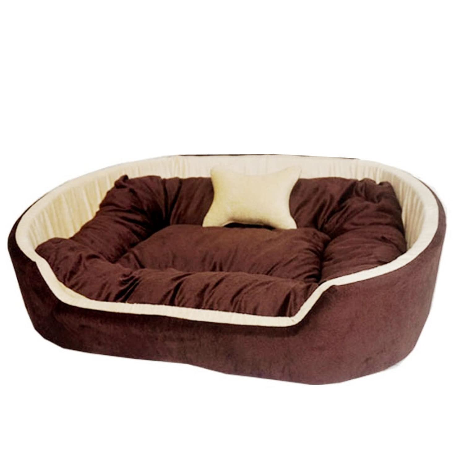 Expecting Smile Reversible Soft Velvet Sofa Shape Dog Cat Pet Bed, Soft and Comfortable,with Pillow (B0BLVCSCWD) Amazon Price History, Amazon Price Tracker