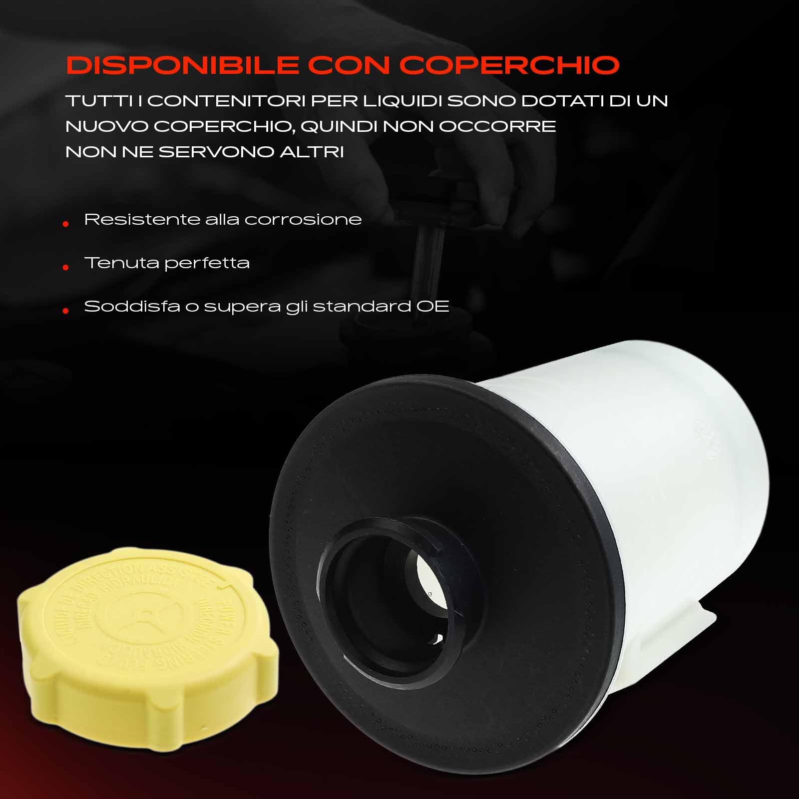Frankberg Serbatoio servosterzo Compatibile con R.a.n.g.e R.o.v.e.r Sport L320 Discovery IV L319 R.a.n.g.e R.o.v.e.r III L322 Discovery IV Van L319 Replace# QFX500060