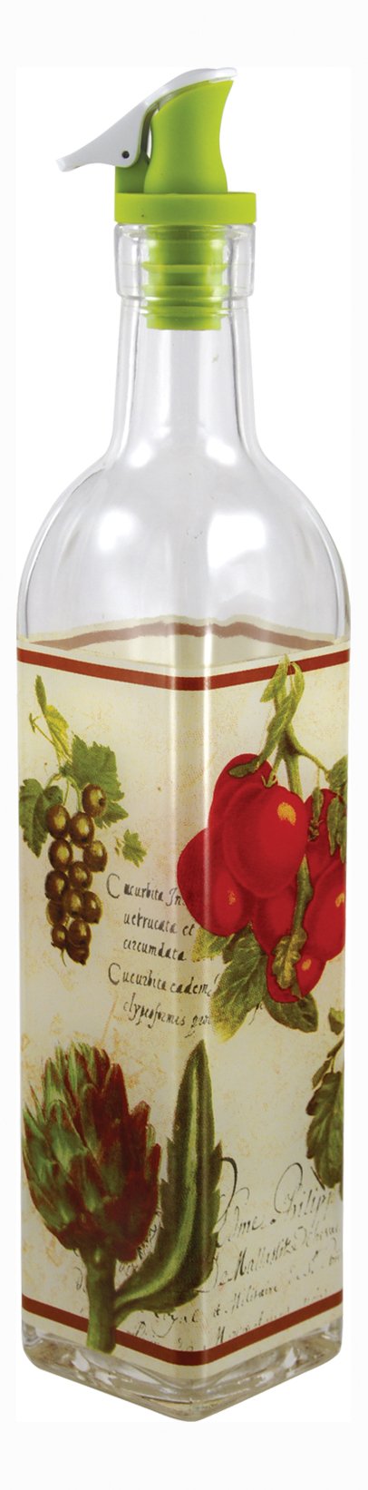 Grant Howard50902 16 Ounce French Veggies Oil & Vinegar Cruet, Glass, Clear