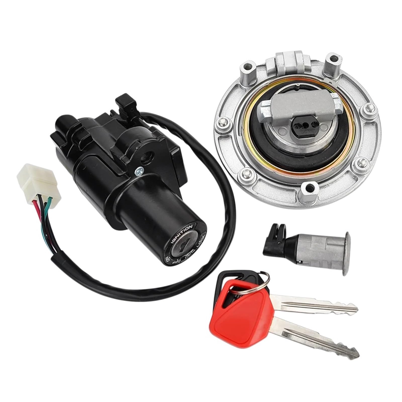 Tapa Combustible para Hond&a CBR600 CBR900RR Bloqueo Tapa Combustible