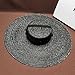 GORBUS Spring Outdoor Straw Weaving Hat For Woman Teens Fashion Adult Unisex Oversize Brim Straw Weaving With Ribbon