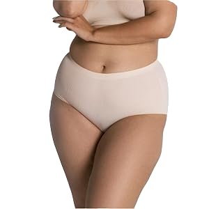2 3 5-Pack Womens Underwear Plus Size Highly Elasticity Bikini Big Curvy Briefs Breathable Full Coverage Panties