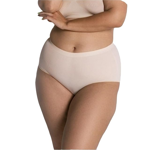 2 3 5-Pack Womens Underwear Plus Size Highly Elasticity Bikini Big Curvy Briefs Breathable Full Coverage Panties
