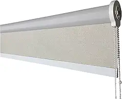 Persiana Rolo Blackout Medidas de 1,20L x 1,20A sem bandô Elegant Cor Cinza