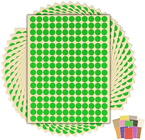 Sticky Color Coding Labels Removable Small Circle Dot Stickers For Classroom | Desertcart