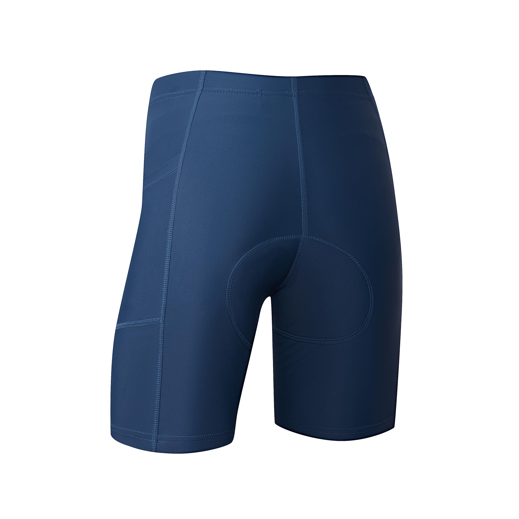 Gepolsterte Kinder-Fahrradhose für Jungen und Mädchen, mit Taschen, 3D-Polsterung, Radhose für Jungen