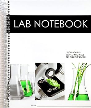 Spiral-bound Lab Notebook 50 Carbonless Pages Spiral Bound (Top Page Perforated) Book
